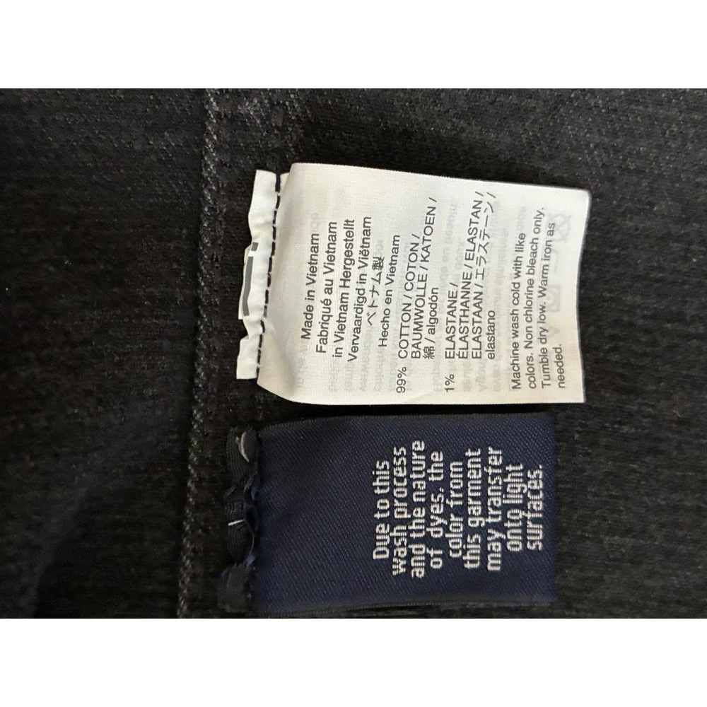 J. Crew Mercantile Womens Black Denim Jacket J6776 Faded Stretch Jean Jacket XS - Picture 4 of 10